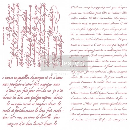 Redesign Decor Stamp - Vintage Script