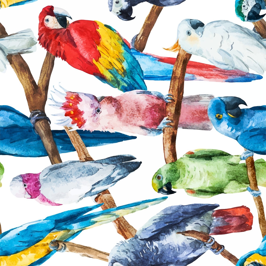 Belles & Whistles Decoupage Paper Birds 3 sheets of 30 x 42cm