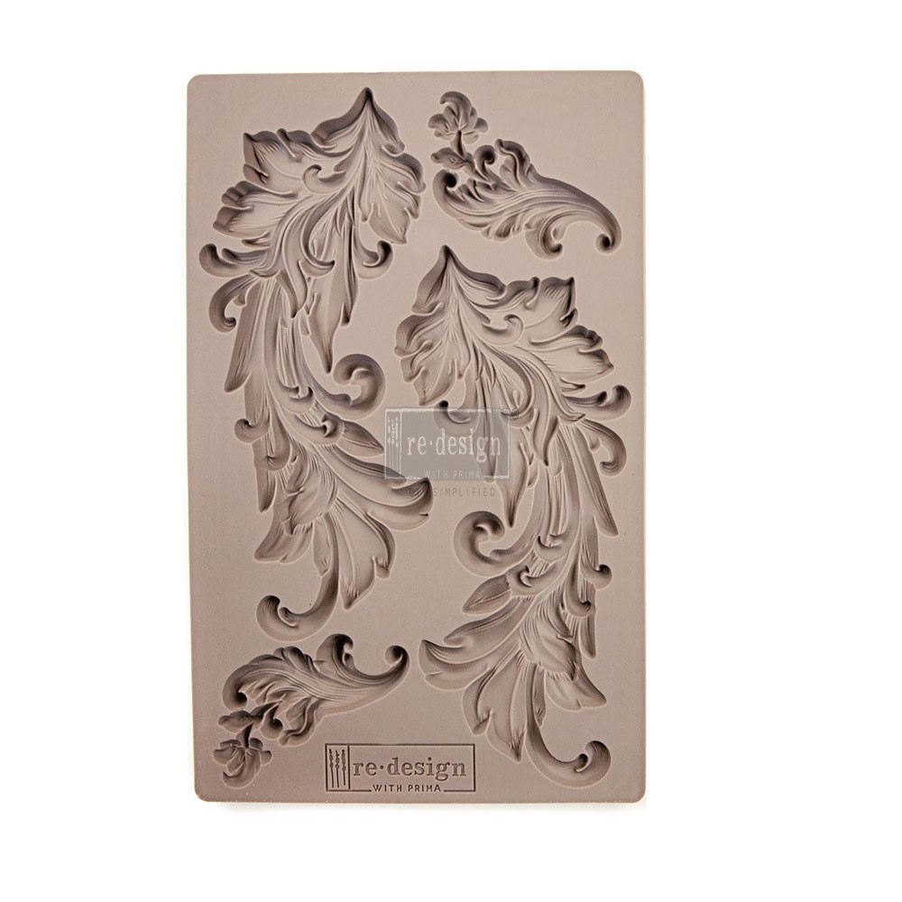 Redesign Décor Moulds® 5″x8″- Baroque Swirls (12,7x20,3cm)