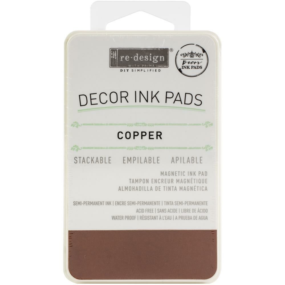 Redesign Decor Ink Pad – Copper – magnetic ink pad