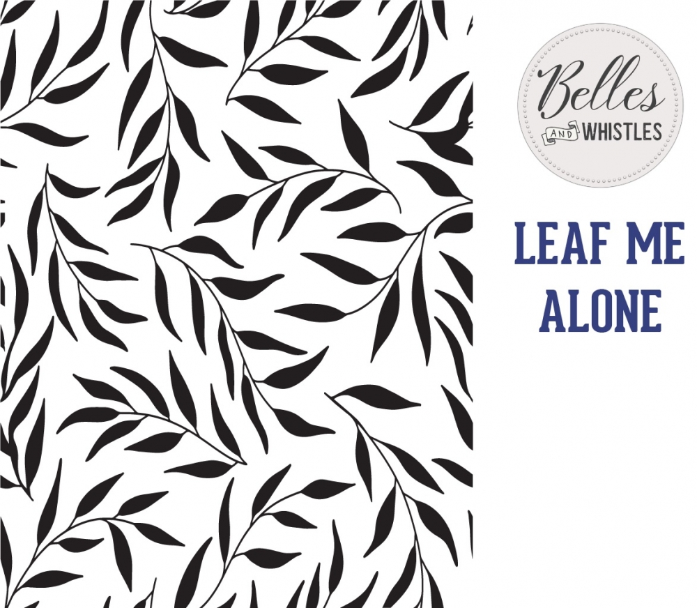 Infuse the essence of outdoors into your home decor with the Leaf Me Alone mylar stencil. 14