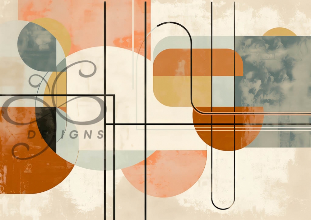 The Quiet Intersection A1 (84x59cm). A1 format decoupage eller fine art.
