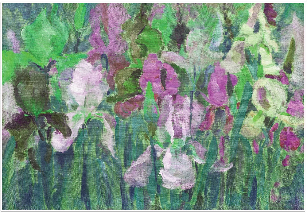 These gorgeous Irises in different shades of purple are the perfect representation of peace and harmony. Bring a bit of peace into your home with this Blooming Iris Rice Decoupage Paper
